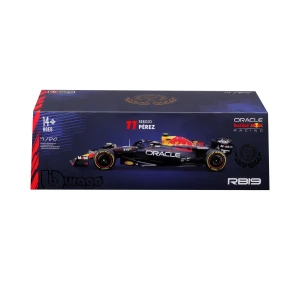  Burago 1/24 Red Bull Racing RB19 2023 #11 Sergio Perez with Helmet Diecast Model 