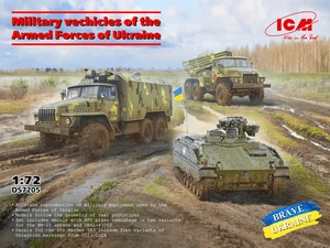 Icm ICM 1/72 Military Vehicles of the Armed Forces of Ukraine (Set of 3) 