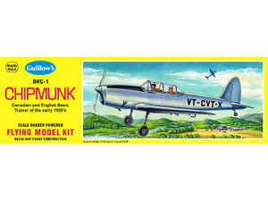  Guillow 1/24 De Havilland Chipmunk Balsa Model Kit 