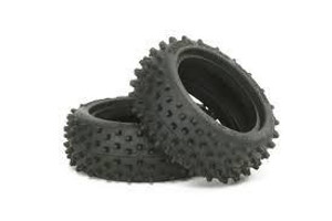 Tamiya 4WD Square Spike Front Tyres RC Spare Part Tamiya 4WD Square Spike Front Tyres RC Spare Part
