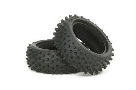  Tamiya 4WD Square Spike Front Tyres RC Spare Part 