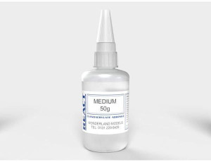  React Cyanoacrylate Medium Super Glue 50gm 
