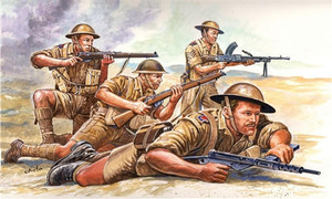  Italeri 1/72 WWII British 8th Army Model Figures 