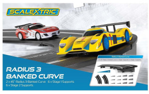 Scalextric Banked Curve R3 45 Deg   Scalextric Banked Curve R3 45 Deg