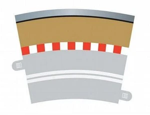  Scalextric Single Lane Radius 3 Curve Outer Borders 22.5 x 4 