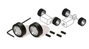 Scalextric Rally PK 2 Hubs And Silicon Tyres Scalextric Rally PK 2 Hubs And Silicon Tyres