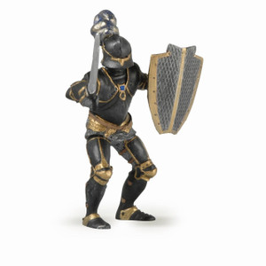 Papo Toys Black Armoured Knight Papo Toys Black Armoured Knight