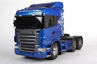 Tamiya RC 1/14 Scania R620 6X4 Highline Truck Blue Model Kit