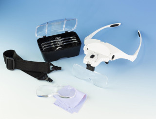 Modelcraft Lightcraft Magnifier Glasses with Headband & 5 Lenses