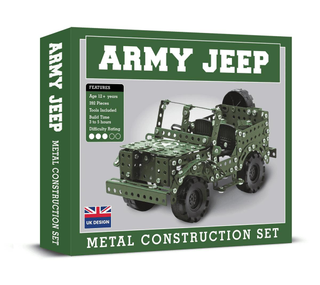 Coach House Partners - Army Jeep - Metal Construction Set