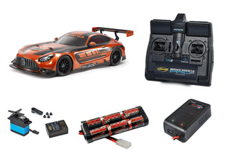 Tamiya 1/10 RC Mercedes-AMG GT3 EVO (TT-02) Super Package Deal