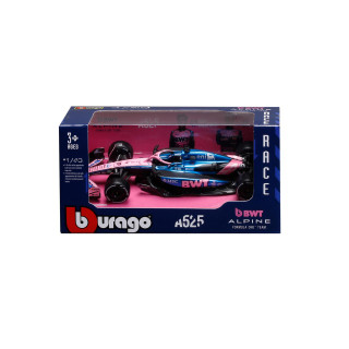 Burago 1/43 BWT Alpine A525 F1 2025 #10 Pierre Gasly Diecast Model