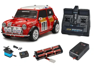 Tamiya 1/10 RC Mini Cooper Rally 1994 (M-05) Super Package Deal
