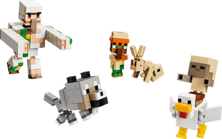 Lego Minecraft Chicken Jockey Desert Attack