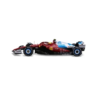 Burago 1/24 F1 Ferrari SF-25 Miami GP 2025 with Driver Helmet - Lewis Hamilton Diecast Model