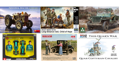 New Arrivals in Models and Kits at Wonderland Models