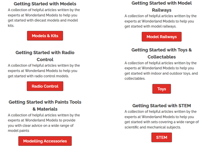 Get Started with your hobby with Wonderland Models!