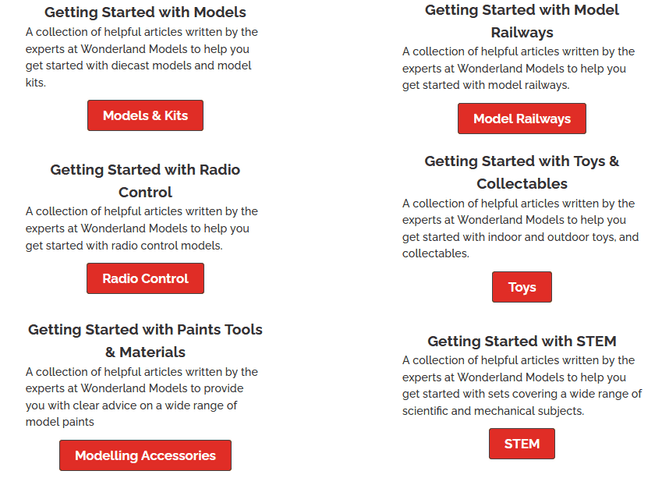 Get Started with your hobby with Wonderland Models!