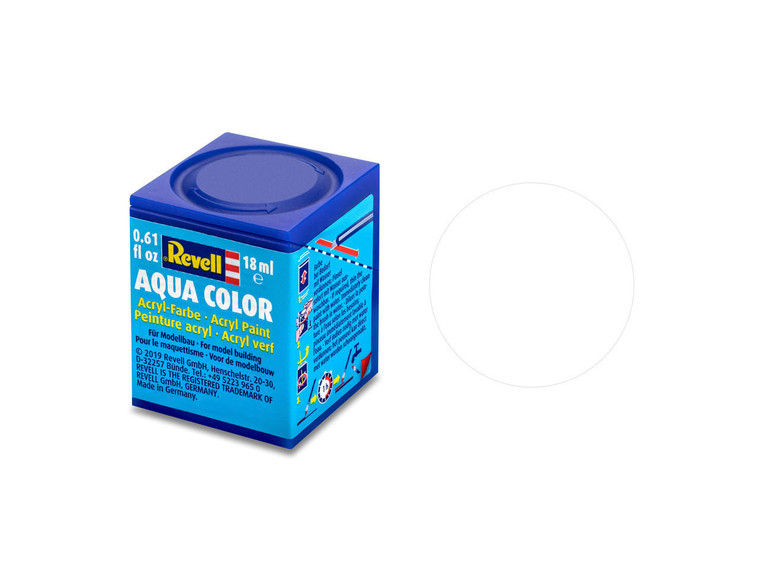  Revell 18ml 02 Matt Clear Acrylic Paint 