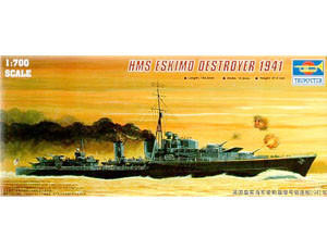 Trumpeter 1/700 HMS Eskimo Destroyer 1941 