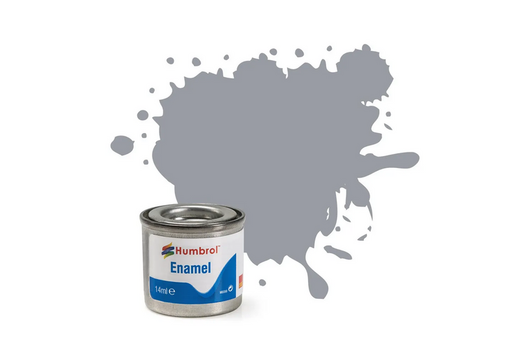  Humbrol 64 14ml Enamel Matt Light Grey Paint Tinlet 