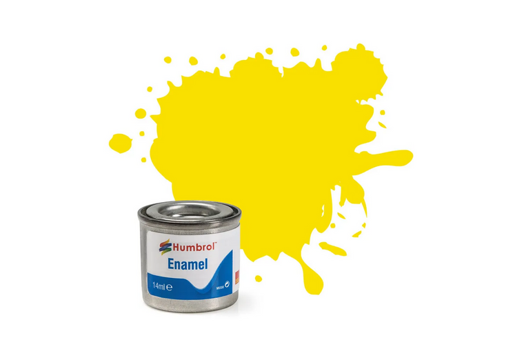  Humbrol 99 14ml Enamel Matt Lemon Paint Tinlet 