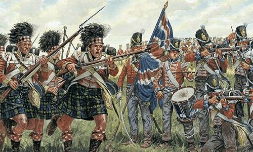  Italeri 1/72 British & Scots Infantry Model Figures 