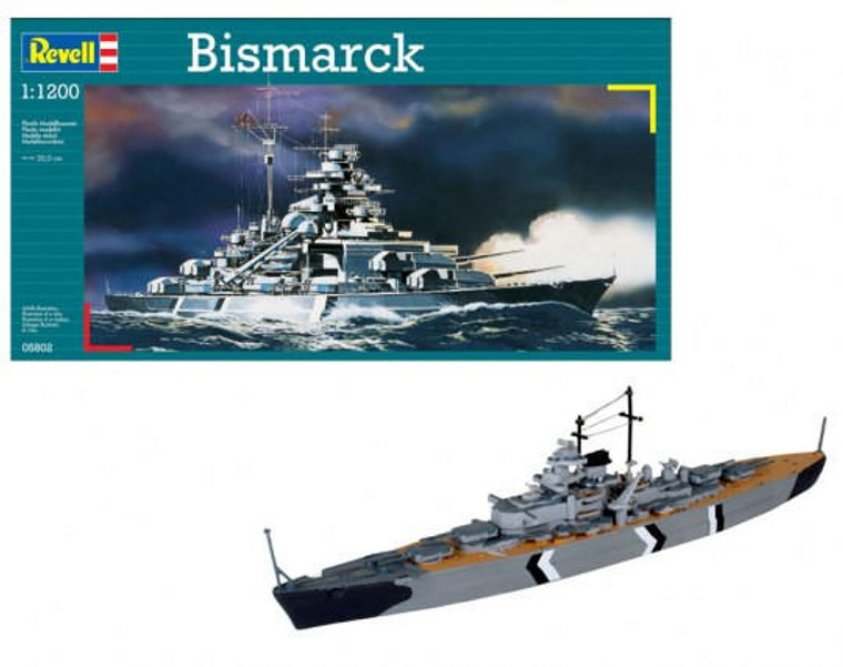  Revell 1/1200 Bismarck 