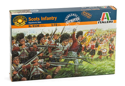  Italeri 1/72 Scottish Infantry Napoleonic Wars Model Figures 
