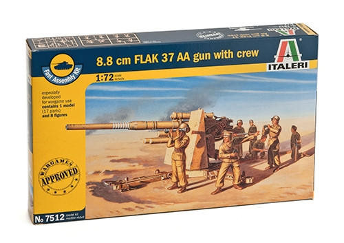  Italeri 1/72 8.8cm Flak 37 