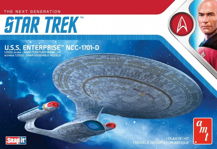 Amt Models AMT Models 1/2500 USS Enterprise NCC-1701-D Model Kit 