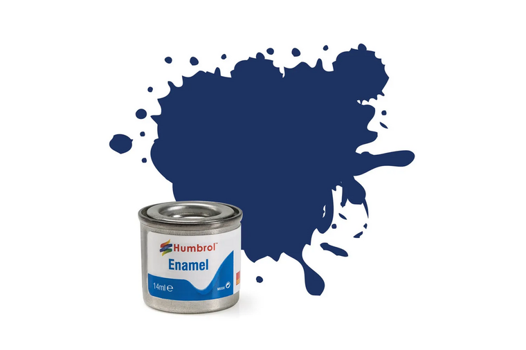  Humbrol 15 14ml Enamel Gloss Midnight Blue Paint Tinlet 