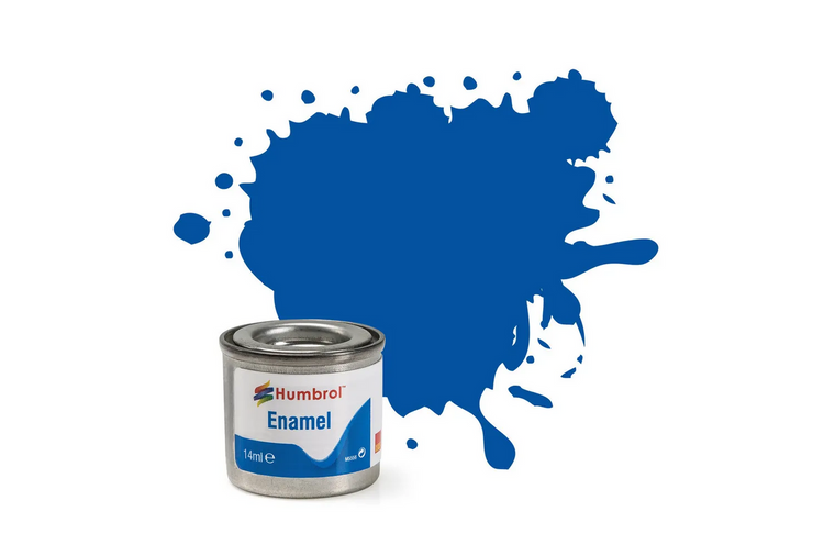  Humbrol 14 14ml Enamel Gloss French Blue Paint Tinlet 