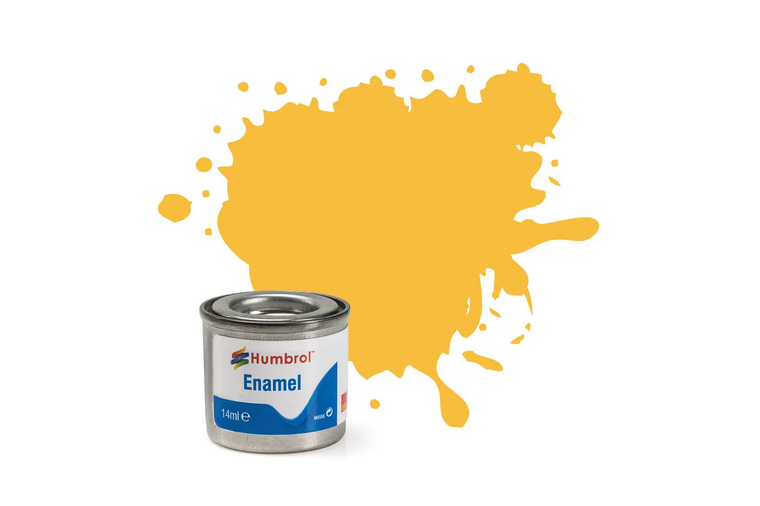  Humbrol 07 14ml Enamel Gloss Light Buff Paint Tinlet 