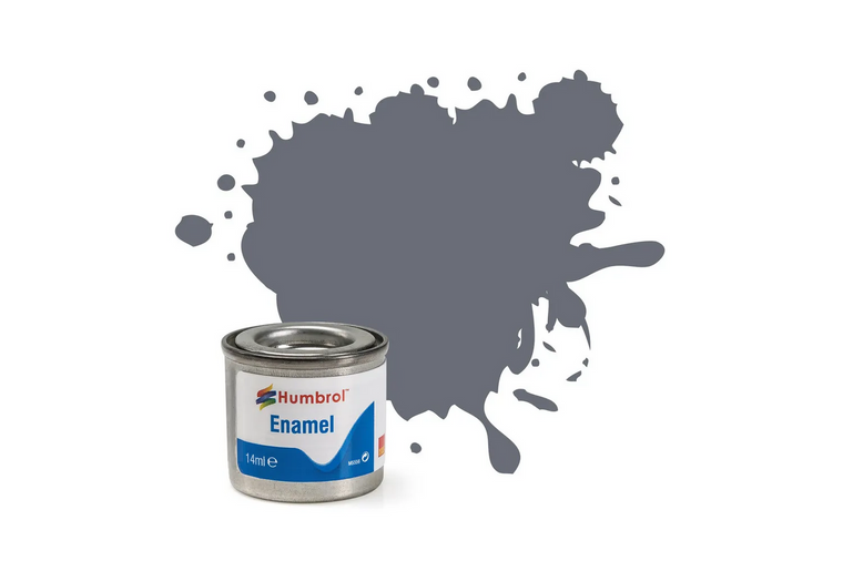  Humbrol 05 14ml Enamel Gloss Dark Grey Paint Tinlet 