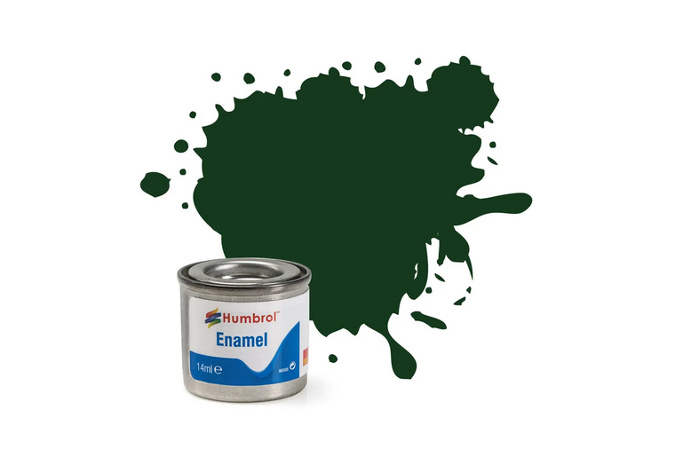  Humbrol 03 14ml Enamel Gloss Brunswick Green Paint Tinlet 