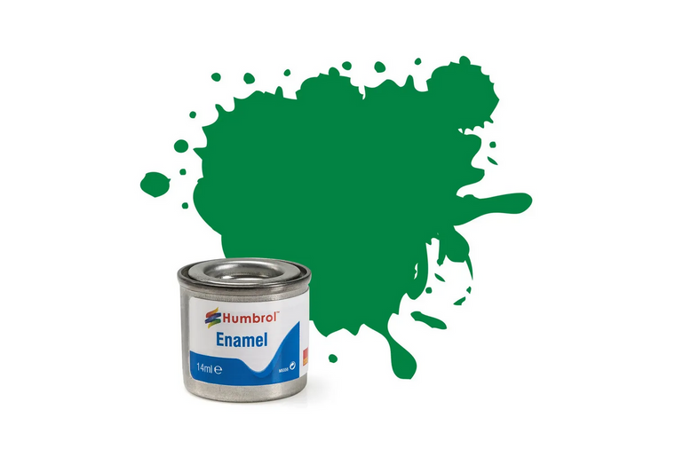  Humbrol 02 14ml Enamel Gloss Emerald Paint Tinlet 