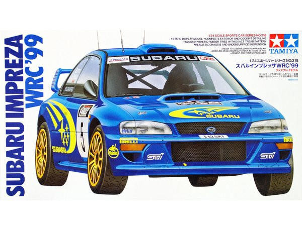  Tamiya 1/24 Subaru Impreza WRC 1999 Model Kit 