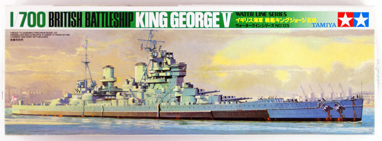  Tamiya 1/700 British Battleship HMS King George V Model Kit 