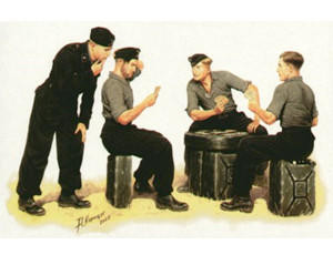  Master Box 1/35 German Tankmen Playing Cards 