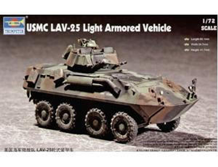  Trumpeter 1/72 USMC LAV-25 (8x8) Light Armoured Vehicle 