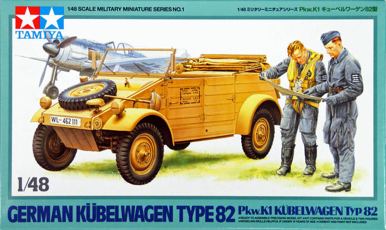  Tamiya 1/48 Kubelwagen Type 82 