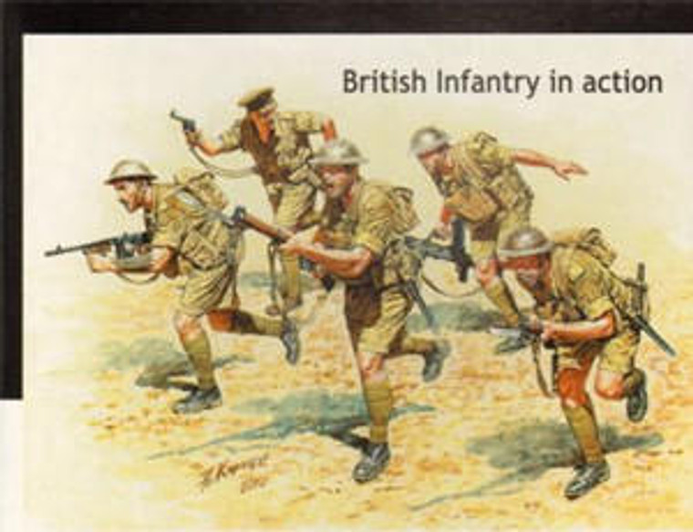  Master Box 1/35 British Infantry in Action Northern Africa 