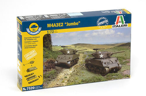  Italeri 1/72 M4A3 E2 Jumbo 