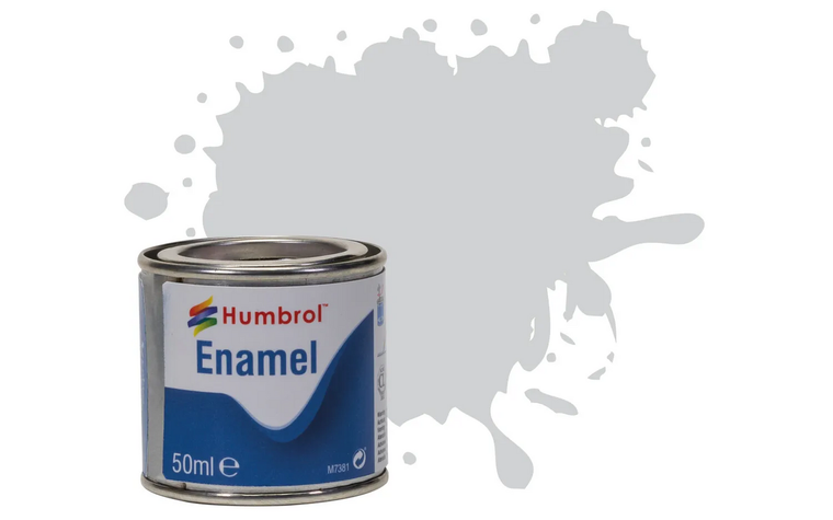  Humbrol 11 50ml Enamel Metallic Silver Paint Tinlet 