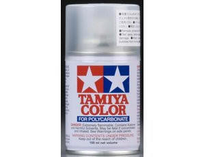  Tamiya PS-55 Flat Clear Polycarbonate Spray Paint 