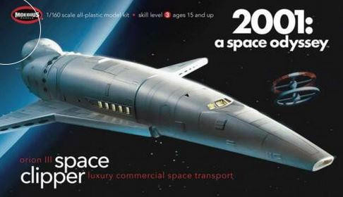  Moebius Models 1/160 Space Clipper Orion Model Kit 