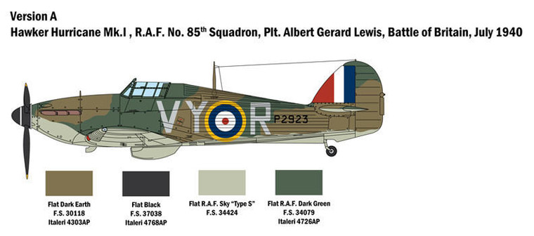  Italeri 1/48 Hawker Hurricane Mk.I 