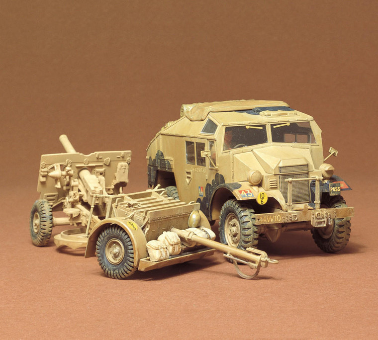 Tamiya 1/35 25 Pounder & Quad Tractor 