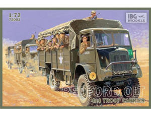  IBG Models 1/72 British Bedford QLT 4x4 Troop Carrier 